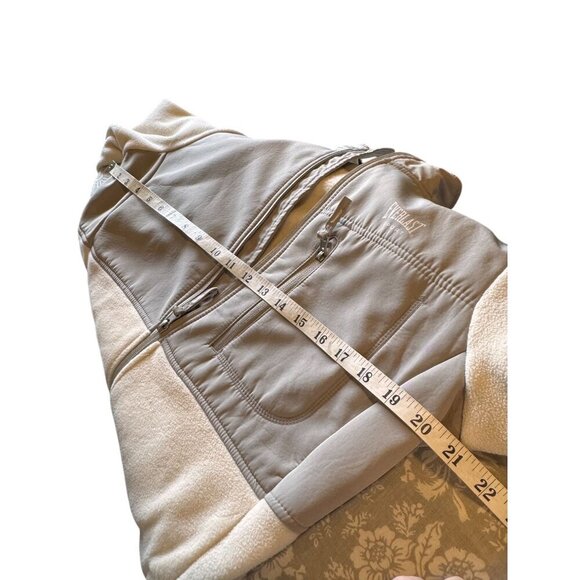 Everlast Sport Beige & Cream Full-Zip Fleece Jacket  Women's Size Large - Picture 5 of 7
